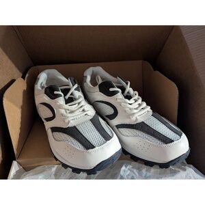 Size 9 X-Wide (4E) Mt Emey Explorer 9702-3L Walking Shoe Diabetic White+Navy